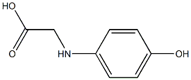 2-[(4-hydroxyphenyl)amino]acetic acid Struktur