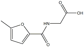 2-[(5-methylfuran-2-yl)formamido]acetic acid Struktur