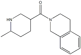 2-[(6-methylpiperidin-3-yl)carbonyl]-1,2,3,4-tetrahydroisoquinoline Struktur