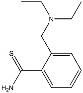 2-[(diethylamino)methyl]benzenecarbothioamide Struktur