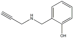 2-[(prop-2-yn-1-ylamino)methyl]phenol Struktur