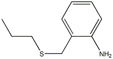 2-[(propylsulfanyl)methyl]aniline Struktur