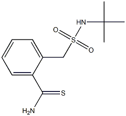 2-[(tert-butylsulfamoyl)methyl]benzene-1-carbothioamide Struktur