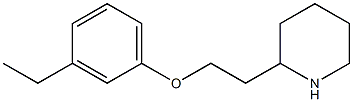 2-[2-(3-ethylphenoxy)ethyl]piperidine Struktur