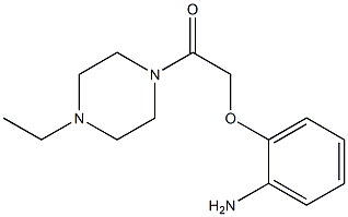 2-[2-(4-ethylpiperazin-1-yl)-2-oxoethoxy]aniline Struktur