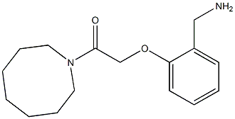 2-[2-(aminomethyl)phenoxy]-1-(azocan-1-yl)ethan-1-one Struktur