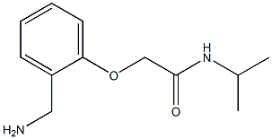 2-[2-(aminomethyl)phenoxy]-N-isopropylacetamide Struktur