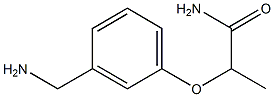 2-[3-(aminomethyl)phenoxy]propanamide Struktur