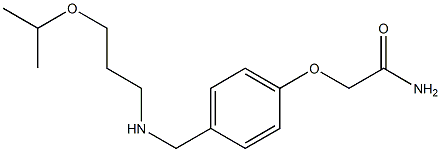 2-[4-({[3-(propan-2-yloxy)propyl]amino}methyl)phenoxy]acetamide Struktur