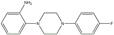 2-[4-(4-fluorophenyl)piperazin-1-yl]aniline Struktur