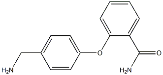 2-[4-(aminomethyl)phenoxy]benzamide Struktur