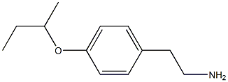 2-[4-(butan-2-yloxy)phenyl]ethan-1-amine Struktur