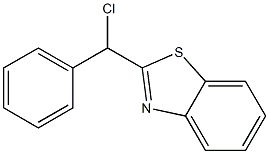 2-[chloro(phenyl)methyl]-1,3-benzothiazole Struktur