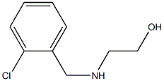 2-{[(2-chlorophenyl)methyl]amino}ethan-1-ol Struktur