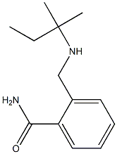 2-{[(2-methylbutan-2-yl)amino]methyl}benzamide Struktur