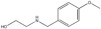 2-{[(4-methoxyphenyl)methyl]amino}ethan-1-ol Struktur