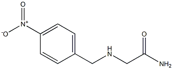 2-{[(4-nitrophenyl)methyl]amino}acetamide Struktur