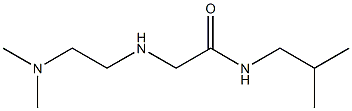 2-{[2-(dimethylamino)ethyl]amino}-N-(2-methylpropyl)acetamide Struktur