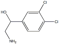 2-amino-1-(3,4-dichlorophenyl)ethan-1-ol Struktur