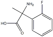 2-amino-2-(2-fluorophenyl)propanoic acid Struktur