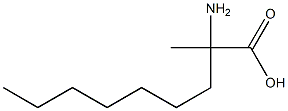 2-amino-2-methylnonanoic acid Struktur