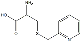 2-amino-3-[(pyridin-2-ylmethyl)thio]propanoic acid Struktur