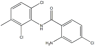 2-amino-4-chloro-N-(2,6-dichloro-3-methylphenyl)benzamide Struktur