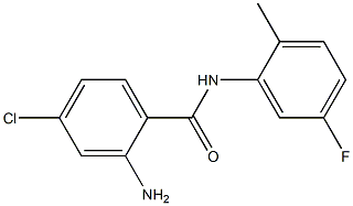 2-amino-4-chloro-N-(5-fluoro-2-methylphenyl)benzamide Struktur