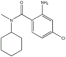 2-amino-4-chloro-N-cyclohexyl-N-methylbenzamide Struktur