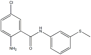 2-amino-5-chloro-N-[3-(methylsulfanyl)phenyl]benzamide Struktur