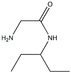 2-amino-N-(1-ethylpropyl)acetamide Struktur