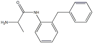 2-amino-N-(2-benzylphenyl)propanamide Struktur