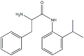 2-amino-N-(2-isopropylphenyl)-3-phenylpropanamide Struktur