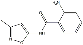 2-amino-N-(3-methyl-1,2-oxazol-5-yl)benzamide Struktur