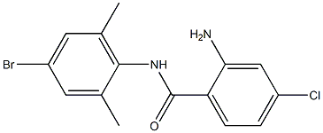 2-amino-N-(4-bromo-2,6-dimethylphenyl)-4-chlorobenzamide Struktur