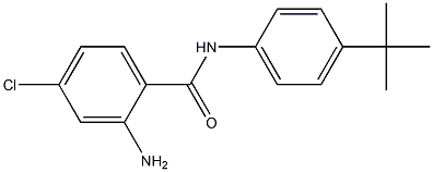 2-amino-N-(4-tert-butylphenyl)-4-chlorobenzamide Struktur