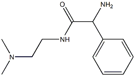 2-amino-N-[2-(dimethylamino)ethyl]-2-phenylacetamide Struktur