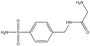 2-amino-N-[4-(aminosulfonyl)benzyl]acetamide Struktur