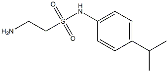 2-amino-N-[4-(propan-2-yl)phenyl]ethane-1-sulfonamide Struktur