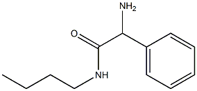 2-amino-N-butyl-2-phenylacetamide Struktur