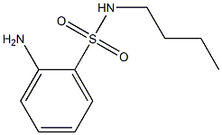 2-amino-N-butylbenzene-1-sulfonamide Struktur