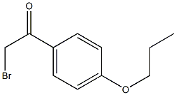 2-bromo-1-(4-propoxyphenyl)ethan-1-one Struktur