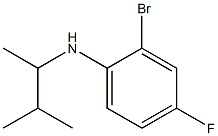 2-bromo-4-fluoro-N-(3-methylbutan-2-yl)aniline Struktur