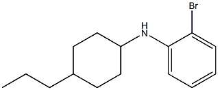 2-bromo-N-(4-propylcyclohexyl)aniline Struktur