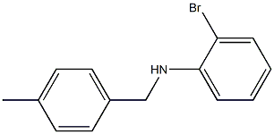 2-bromo-N-[(4-methylphenyl)methyl]aniline Struktur