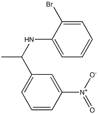 2-bromo-N-[1-(3-nitrophenyl)ethyl]aniline Struktur