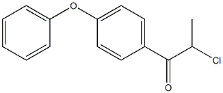 2-chloro-1-(4-phenoxyphenyl)propan-1-one Struktur