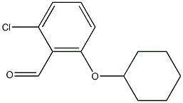 2-chloro-6-(cyclohexyloxy)benzaldehyde Struktur