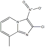 2-chloro-8-methyl-3-nitroimidazo[1,2-a]pyridine Struktur