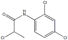 2-Chloro-N-(2,4-dichloro-phenyl)-propionamide Struktur